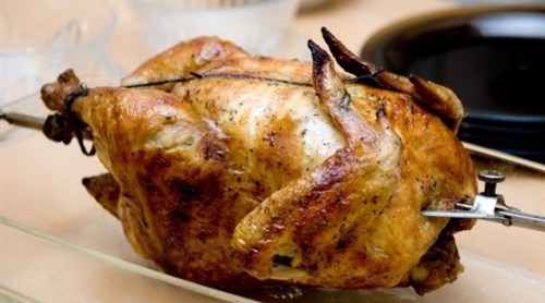 Домашняя птица и дичь: Цыпленок на вертеле