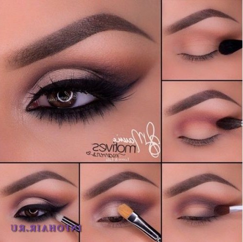 Коричневый макияж глаз: чувственный smoky eyes и золотые стрелки. Совершенно завораживающий лук! Коричневый макияж глаз: чувственный smoky eyes и золотые стрелки. Совершенно завораживающий лук!
