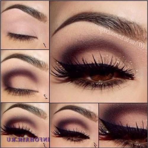 Коричневый макияж глаз: чувственный smoky eyes и золотые стрелки. Совершенно завораживающий лук! Коричневый макияж глаз: чувственный smoky eyes и золотые стрелки. Совершенно завораживающий лук!