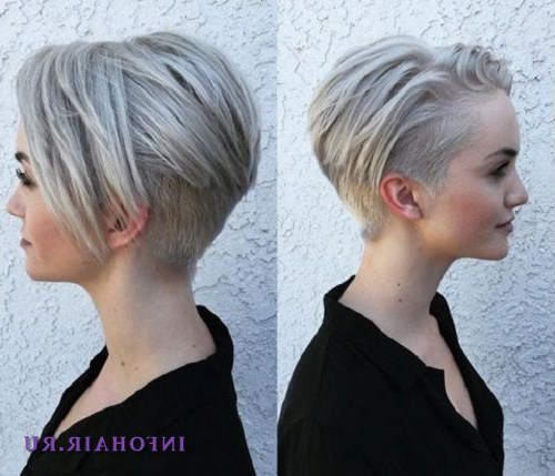 Короткие прически с челкой заправленной за ухо Короткие прически с челкой заправленной за ухо