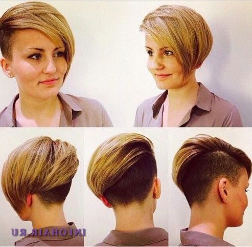 Короткие прически с челкой заправленной за ухо Короткие прически с челкой заправленной за ухо