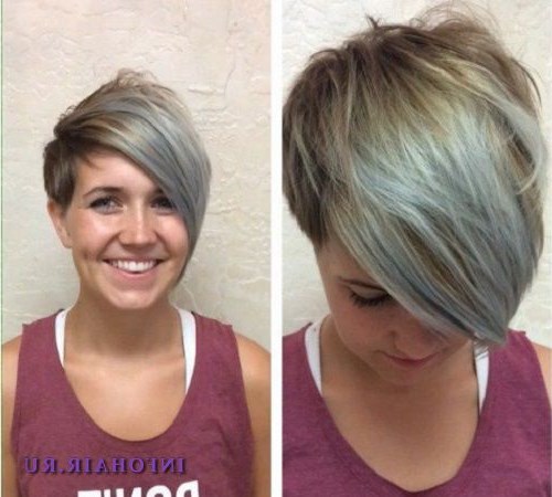 Короткие прически с челкой заправленной за ухо Короткие прически с челкой заправленной за ухо