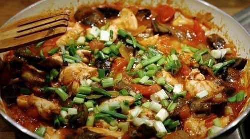 Курица по-итальянски (Каччиаторе)