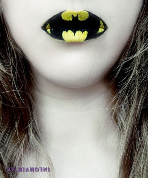 Макияж губ на Хэллоуин - темные, и в то же время стильные образы