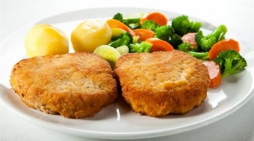 Мясные горячие блюда: Шницель рубленный Мясные горячие блюда: Шницель рубленный