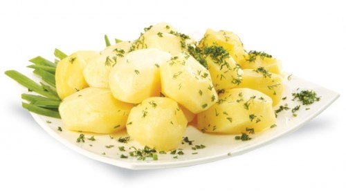 Овощные и грибные блюда: Отварной картофель Овощные и грибные блюда: Отварной картофель