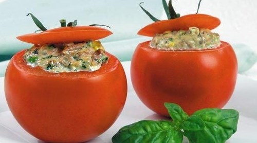 Помидоры, фаршированные грибами
