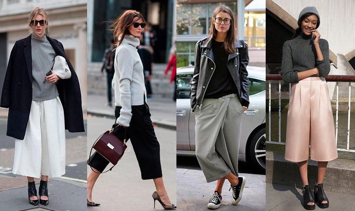 С чем носить брюки-кюлоты? С чем носить брюки-кюлоты?