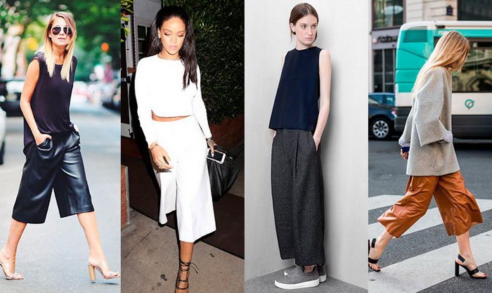 С чем носить брюки-кюлоты? С чем носить брюки-кюлоты?