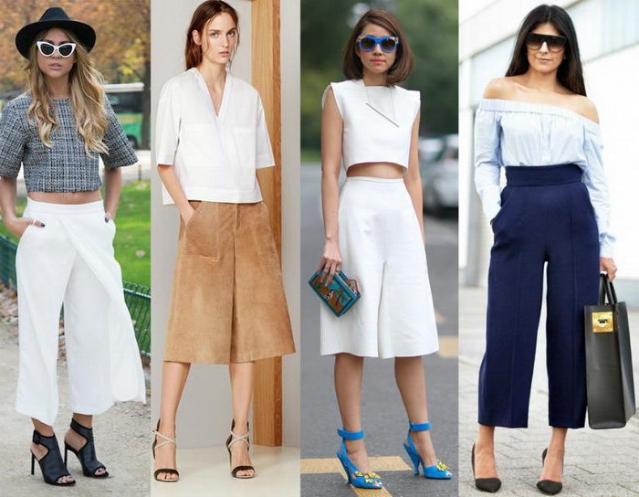 С чем носить брюки-кюлоты? С чем носить брюки-кюлоты?