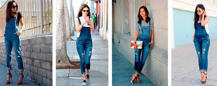 С чем носить джинсовый комбинезон? С чем носить джинсовый комбинезон?
