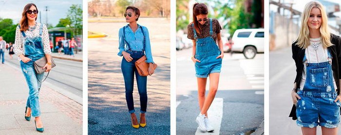 С чем носить джинсовый комбинезон? С чем носить джинсовый комбинезон?