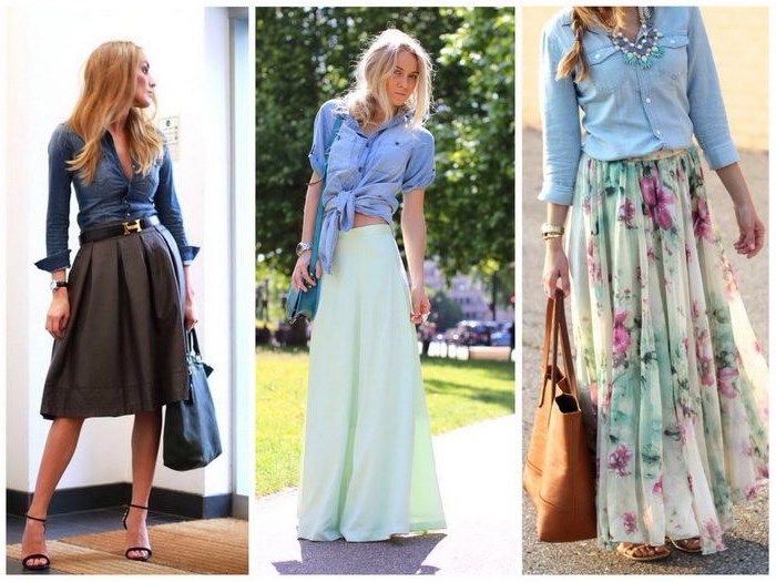 С чем носить джинсовую рубашку женщине, чтобы выглядеть стильно