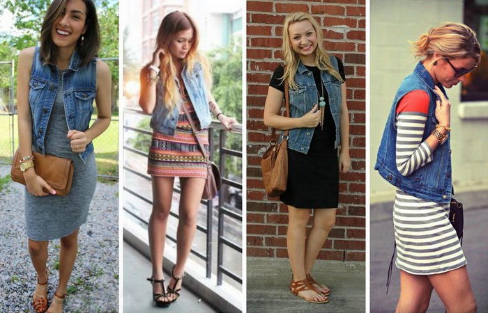 С чем носить джинсовую жилетку без рукавов? С чем носить джинсовую жилетку без рукавов?