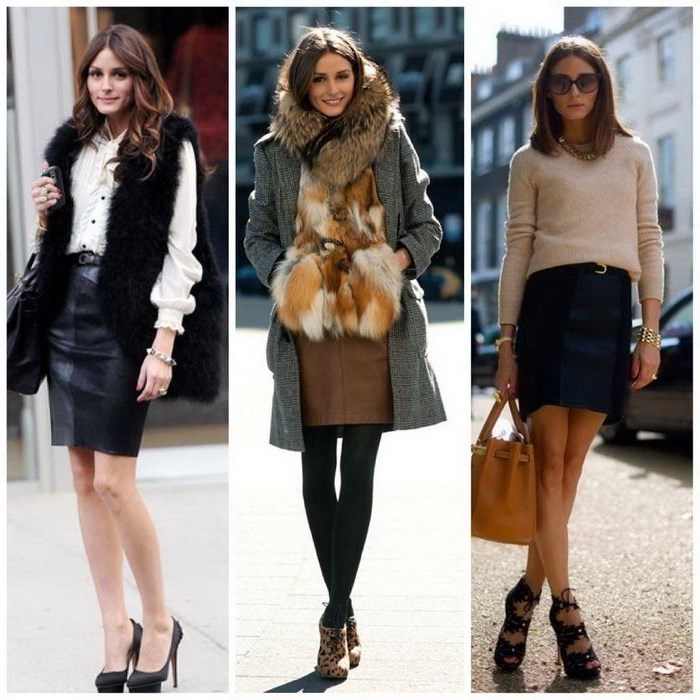 С чем носить кожаную юбку, чтобы выглядеть эффектно