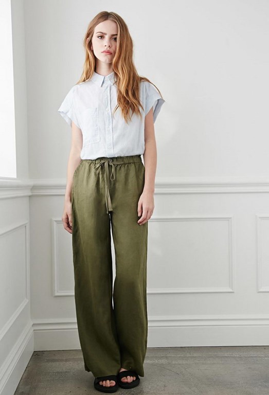 С чем носить льняные брюки: дышащие, свободные и удобные