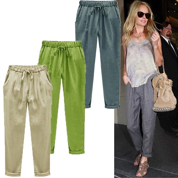 С чем носить льняные брюки: дышащие, свободные и удобные