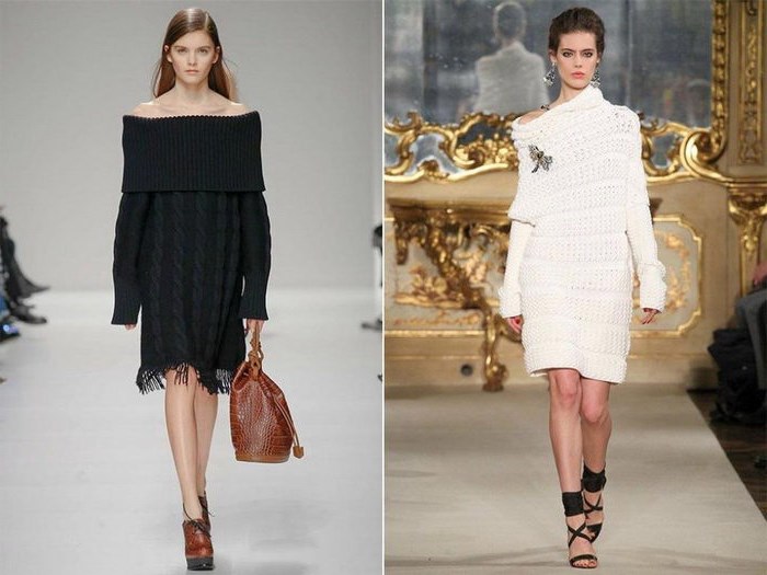 С чем носить шерстяное платье: теплое и уютное С чем носить шерстяное платье: теплое и уютное