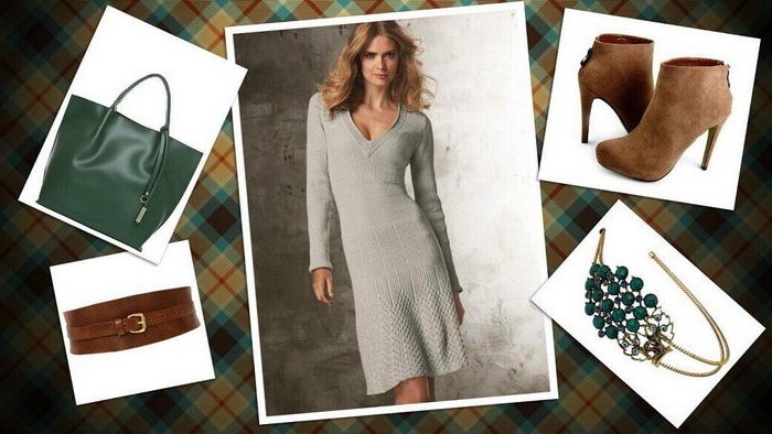 С чем носить шерстяное платье: теплое и уютное С чем носить шерстяное платье: теплое и уютное