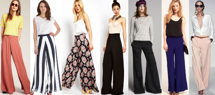 С чем носить широкие брюки? С чем носить широкие брюки?