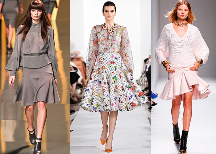 С чем носить юбку-годе: красивую, элегантную и женственную